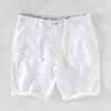 Strandshorts Herren Leinen-Baumwolle Sommerlook mit Knopfverschluss - Sandro