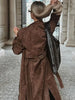 Damen-Wintermantel aus Kunstwildleder – Sorina