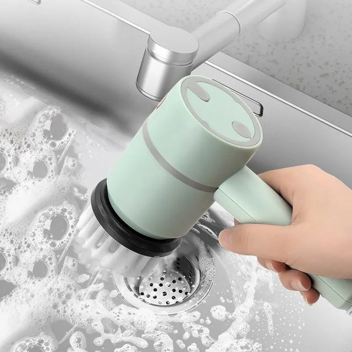 Automatic rotating dishwashing brush with powerful cleaning - Scruba