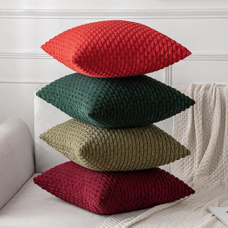 Corduroy Pillow Covers in Boho Style – Velvia