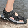 Bequeme rutschfeste Ledersandalen für Herren – Ideal für Senioren