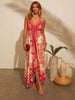 Luftiges & Stylisches Boho-Maxikleid mit Halterneck für Damen – Naya