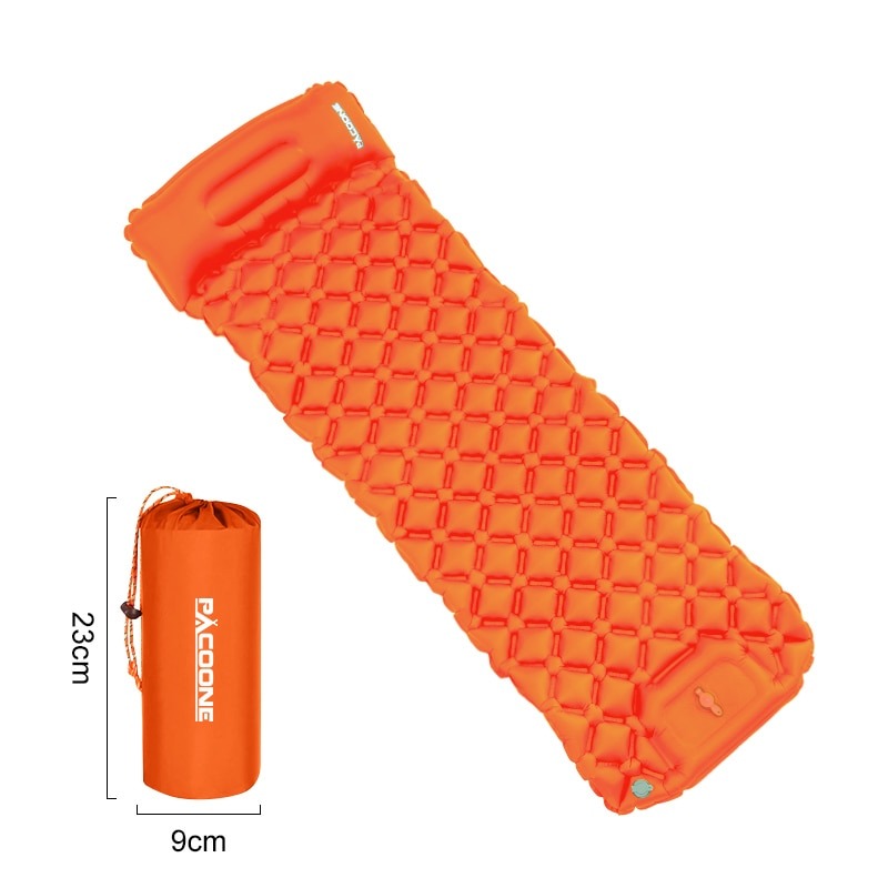 Ultraleichte Wasserdichte Isomatte mit Integrierter Pumpe – AirRest