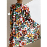 Bikini set with high waist and cover-up – Amira