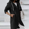 Damen Hoodie Weste mit Reißverschluss und Kapuze – Shaly