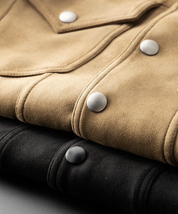 Suède Look Herrenjacke – Rafael