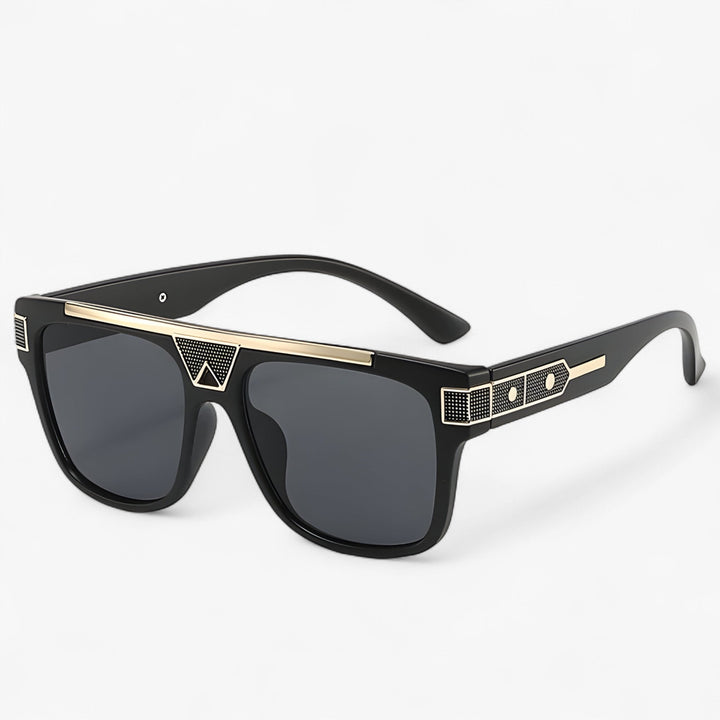 Vintage Piloten-Sonnenbrille mit Spiegelgläsern – Aerion