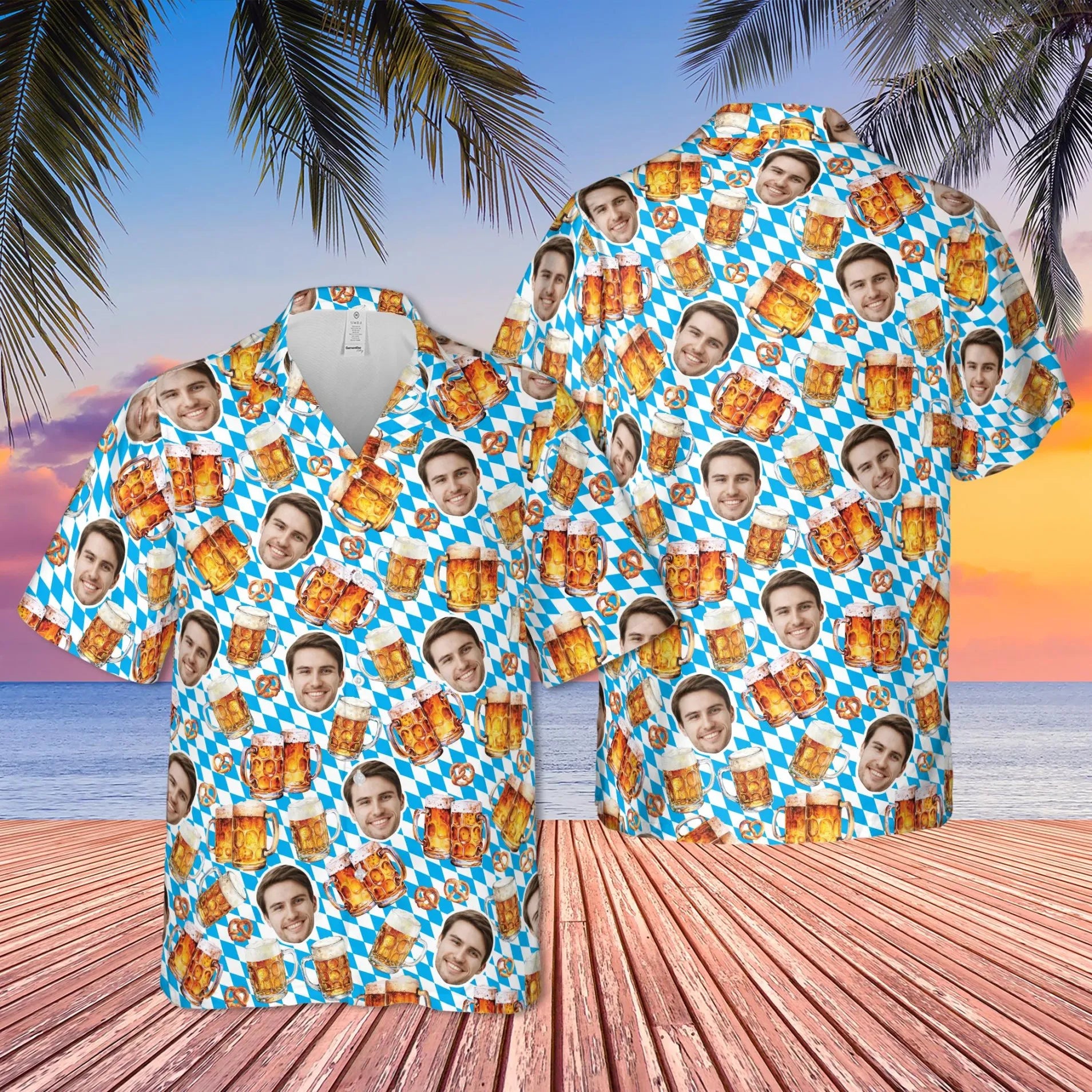 Herren Hemd mit Oktoberfest Print – BayernHemd Oktoberfest 2025