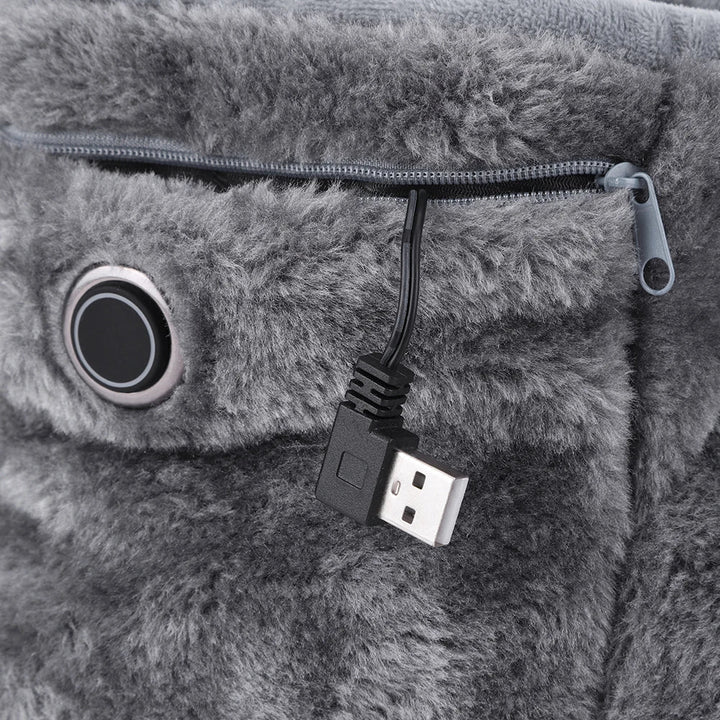 Elektrische USB-Pantoffeln mit Plüschfutter – WarmFeet