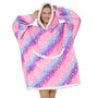Oversized Fleece-Decke mit Kapuze & Taschen – SnugJoy