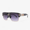 Verspiegelte Retro Designer-Sonnenbrille – Calvero