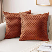 Corduroy Pillow Covers in Boho Style – Velvia