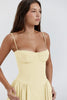 Stylisches Sommerkleid mit Spaghettiträgern und Taillenmieder – Mira