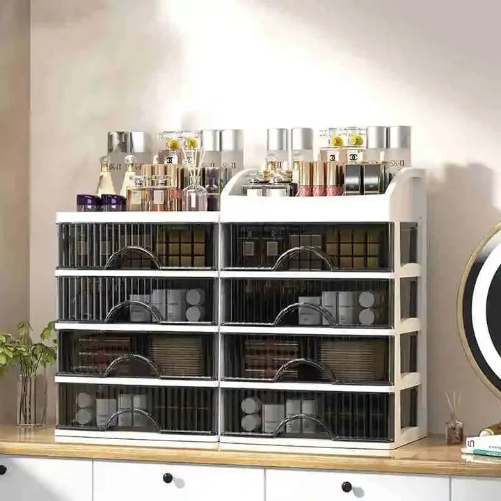 Transparent makeup organizer made of acrylic - Clarityn