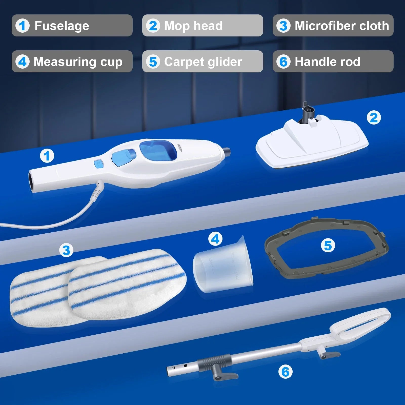 Vielseitiger 10-in-1 Dampfreiniger - JetClean