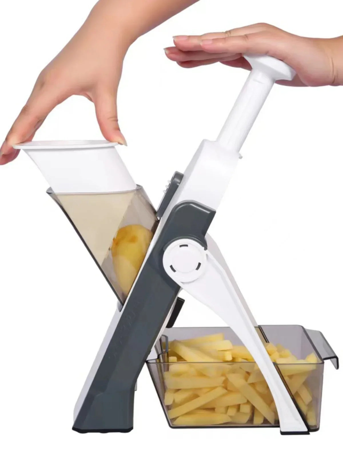 Sichere 5-in-1 Gemüseschneider (1+1 gratis) - VeggieChop Pro