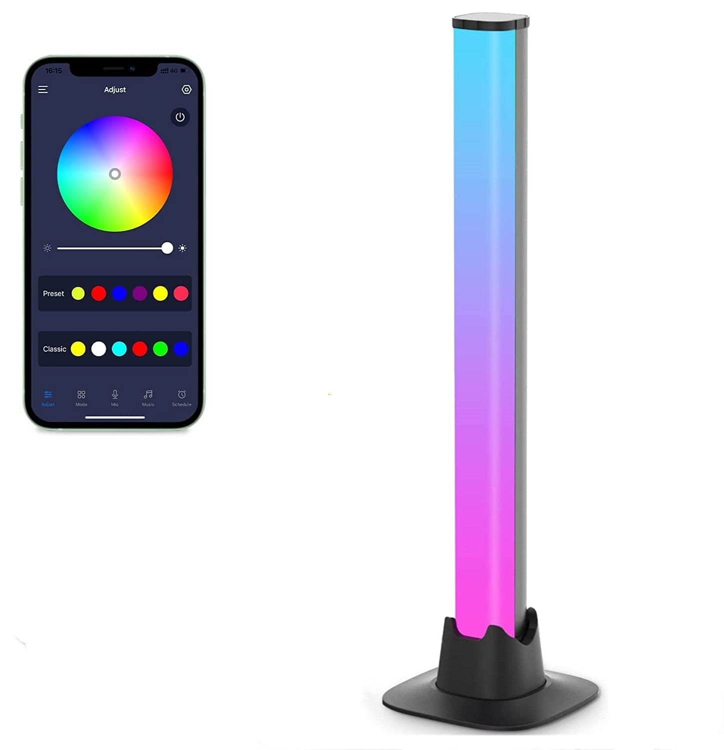 Musiksynchronisation LED Lichtleisten - LumiRhythm