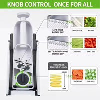 Secure 5-in-1 Vegetable Cutter (1+1 Free) - VeggieChop Pro