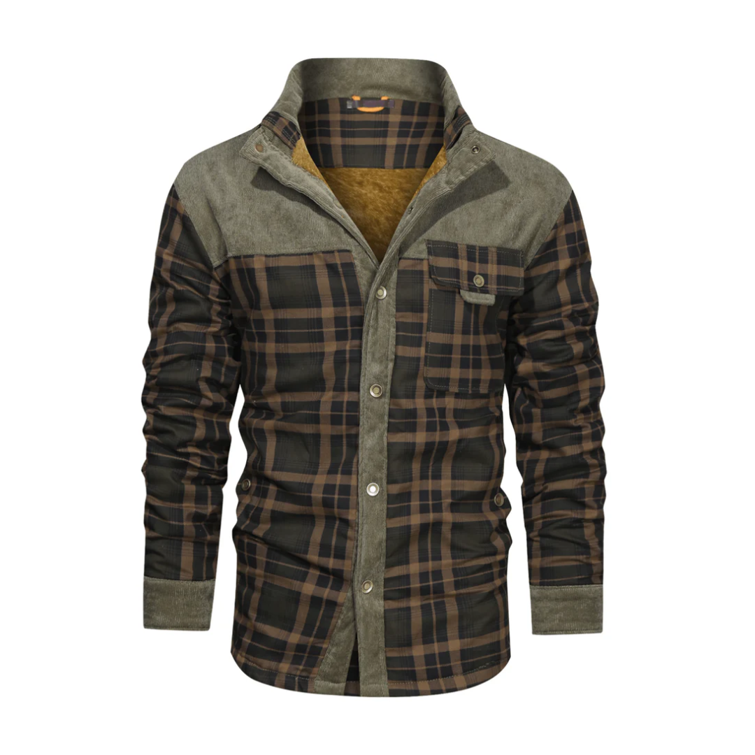 Herren Karierte Outdoor Jacke - Mason