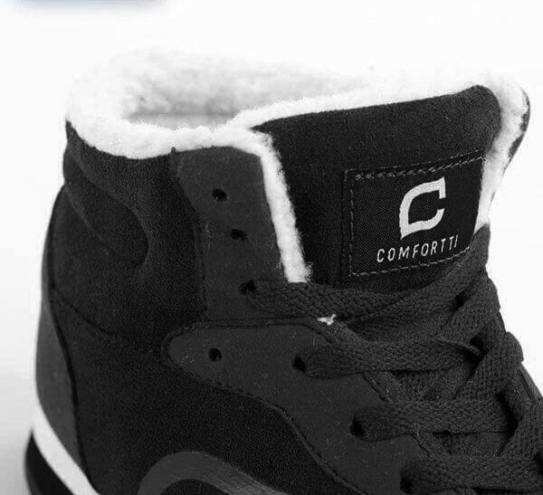 Warm men's shoes with lined interior – Ruben