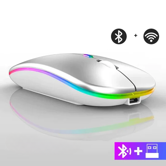 Kabellose LED-Maus | Wiederaufladbare Bluetooth-Maus