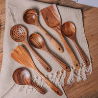 Natural Wooden Kitchen Utensils - RustiCook