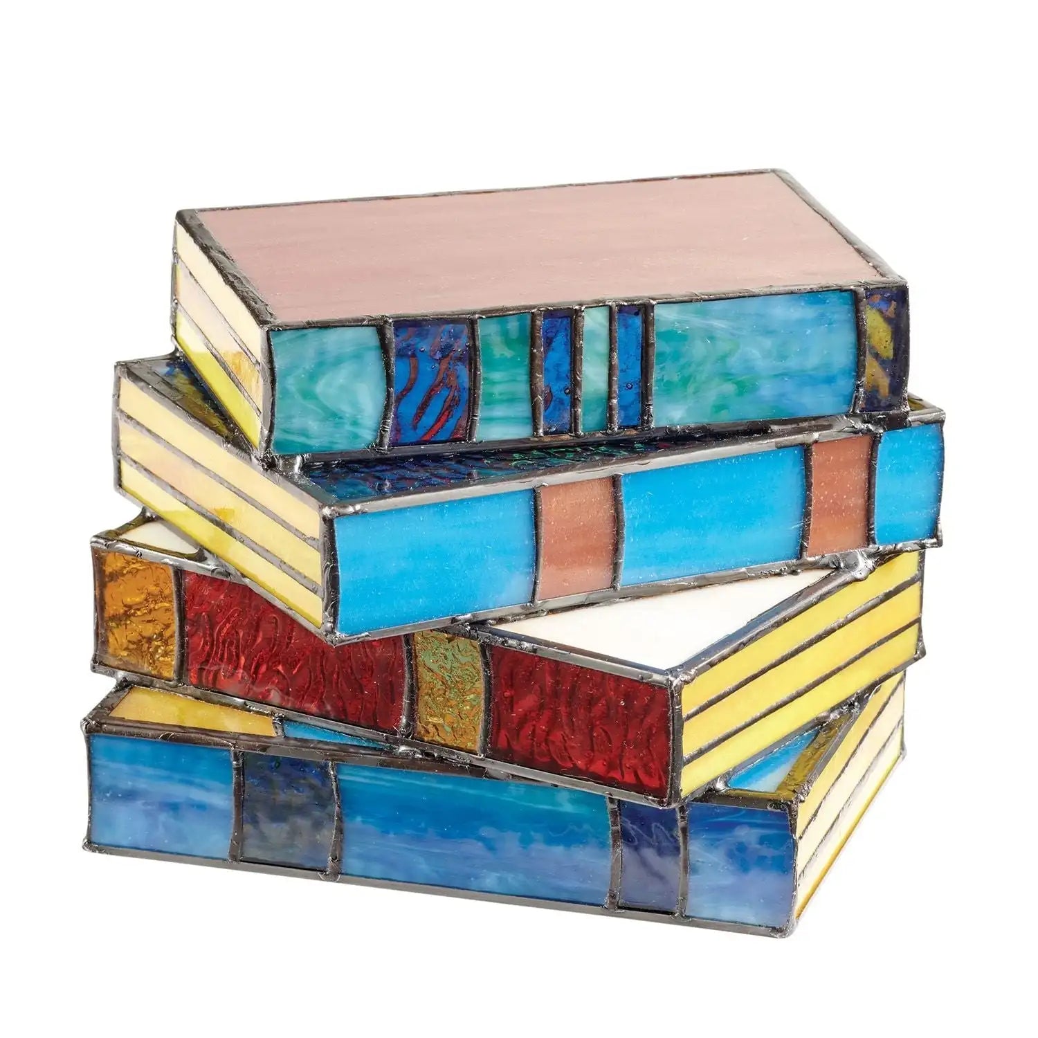 Kunstvolle Farbige Buchlampe – IllumiBook