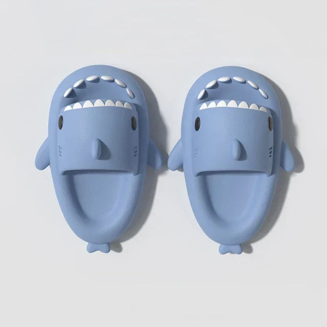 Unisex Lightweight Summer Slippers with Shark Design – FinSteps