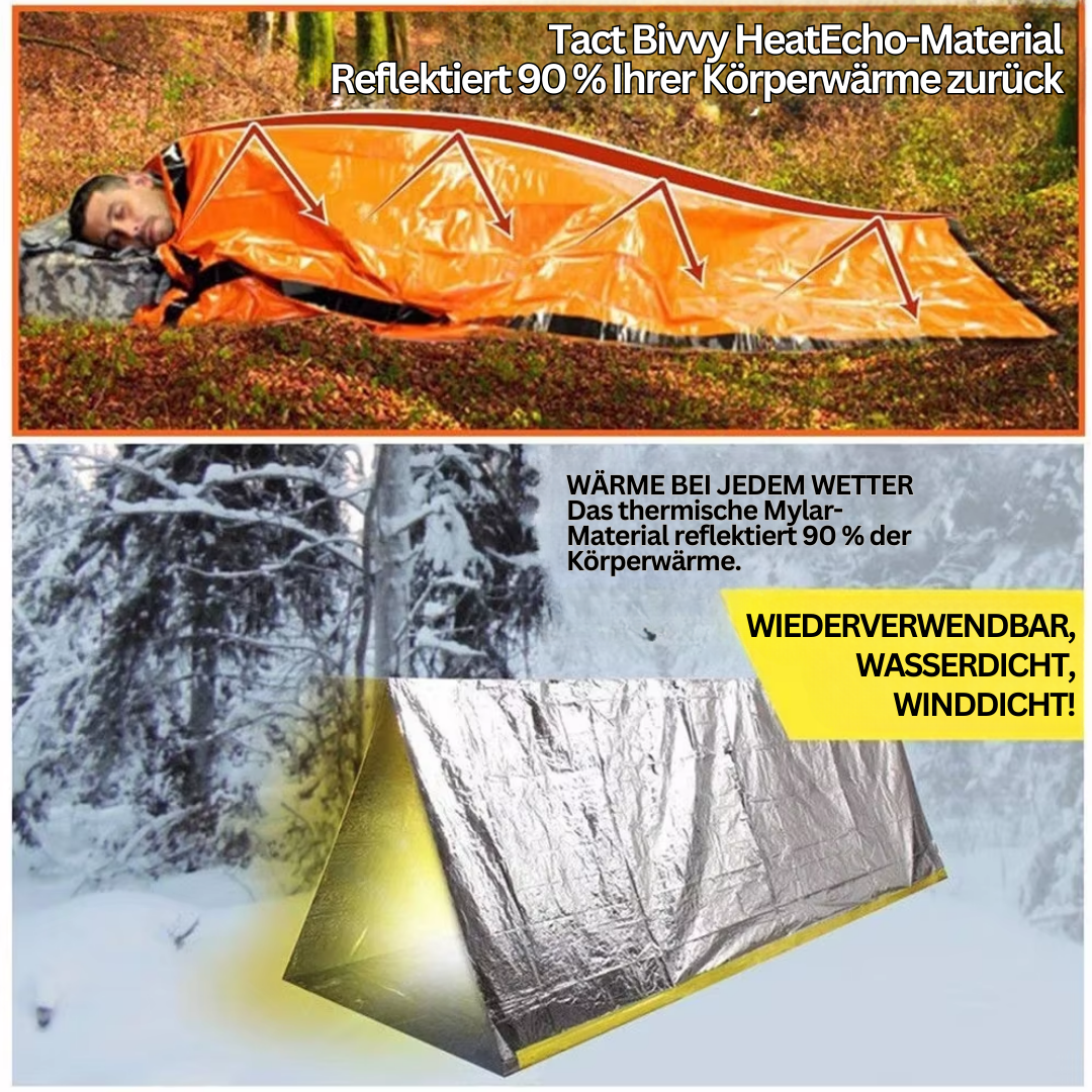 Wasserdichter Notfall-Schlafsack – SurvivalShield Bivy