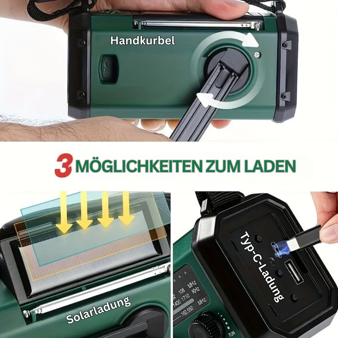Multifunctional Emergency Radio - SurvivorPowe