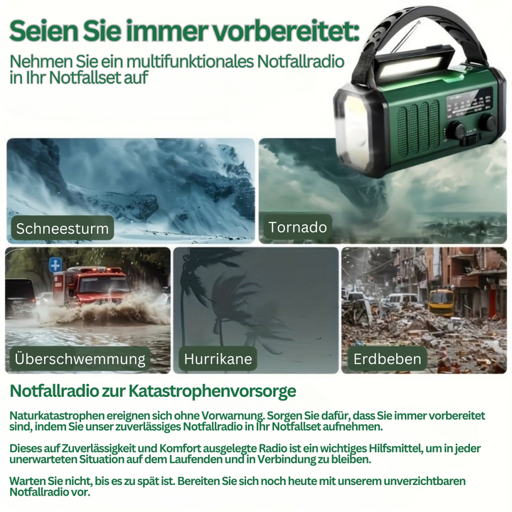 Multifunctional Emergency Radio - SurvivorPowe