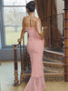 Trendiges Maxikleid mit Rüschen und Spaghettiträgern – Loyza