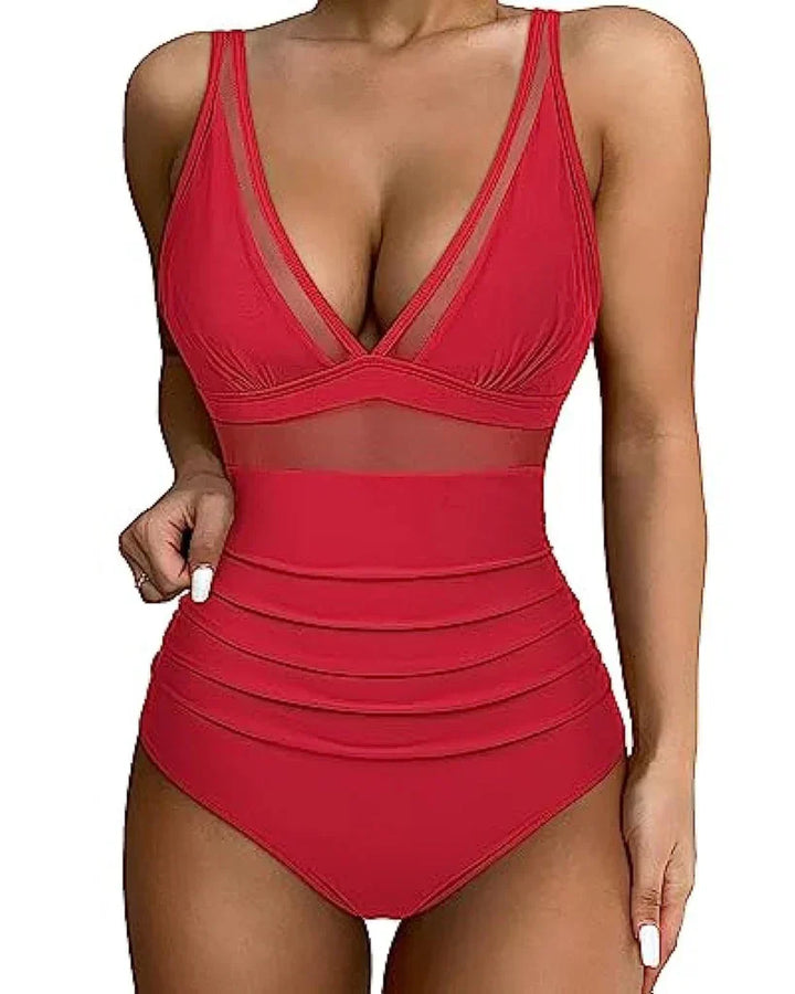 Swimsuit with adjustable straps and flattering cut – Leona