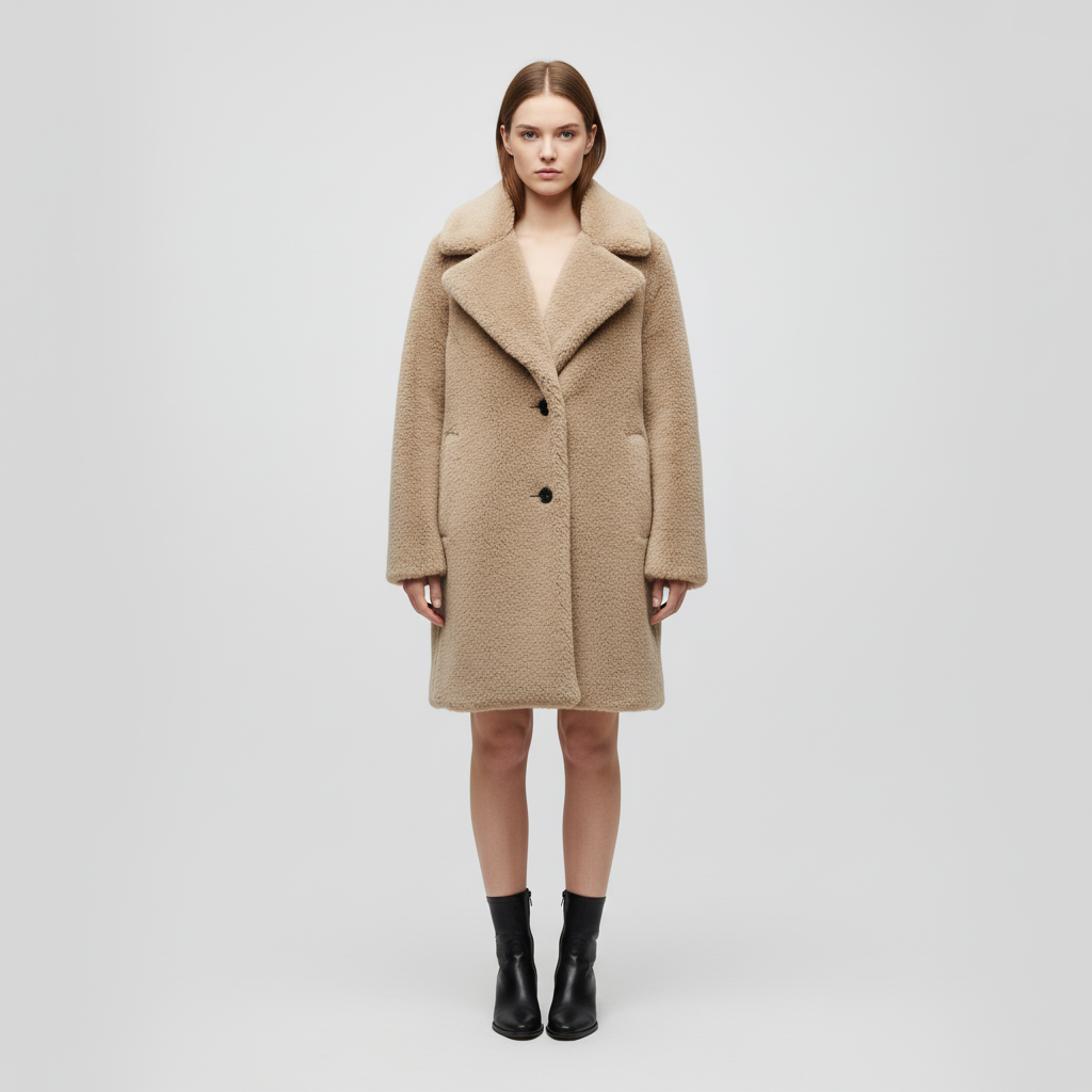 Teddy-Mantel Für Damen -  Rita