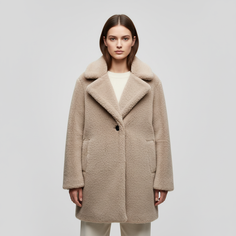 Teddy-Mantel Für Damen -  Rita