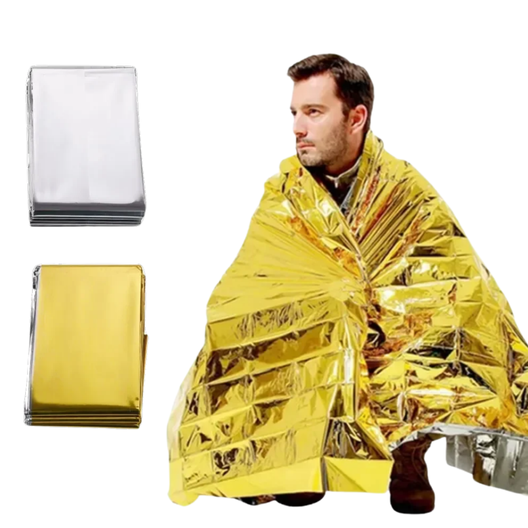 Multifunktionale Notfalldecke und Isolationsdecke - ThermaShield Poncho