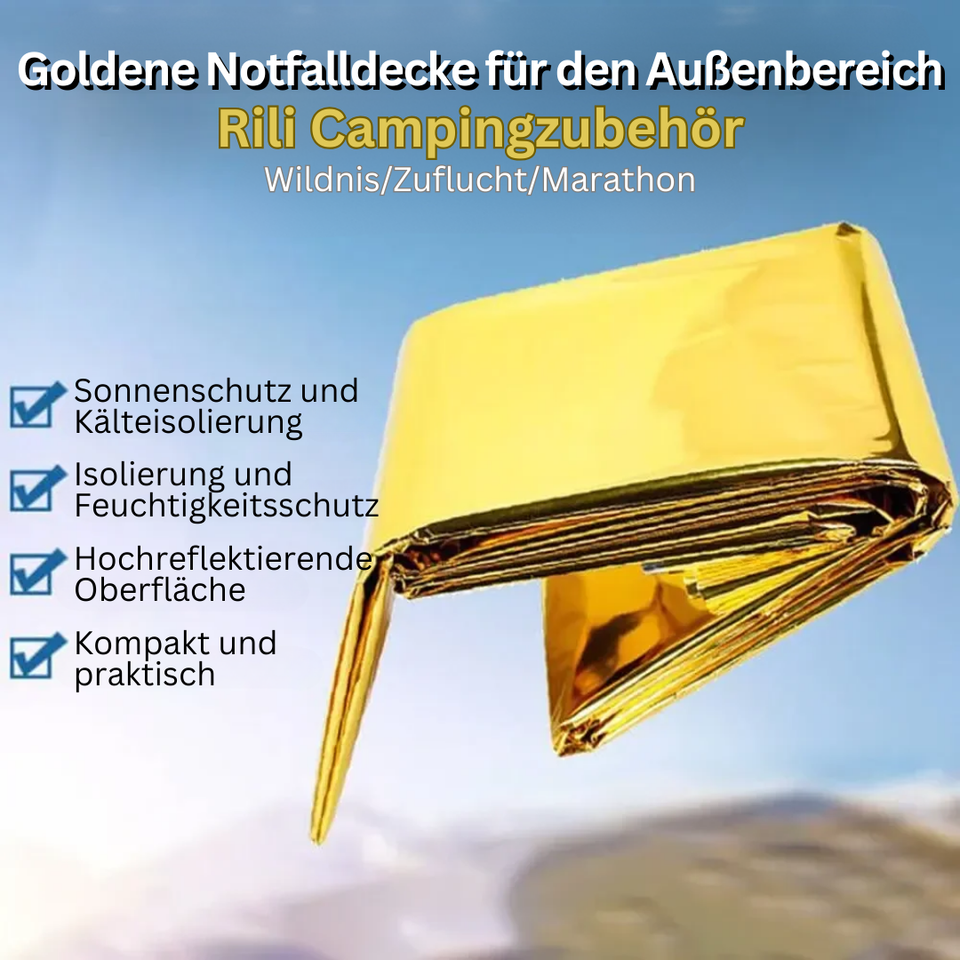 Multifunktionale Notfalldecke und Isolationsdecke - ThermaShield Poncho