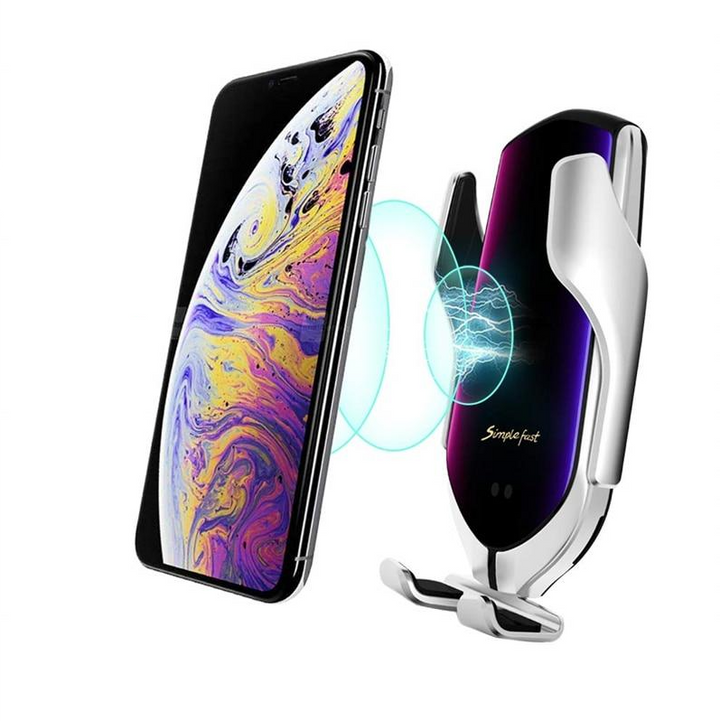 Automatic phone holder with wireless charger – GripCharge