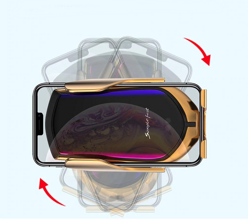 Automatic phone holder with wireless charger – GripCharge