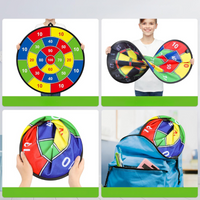Großes Kinder-Dartboard mit Klebebällen und Darts – PlayTarget