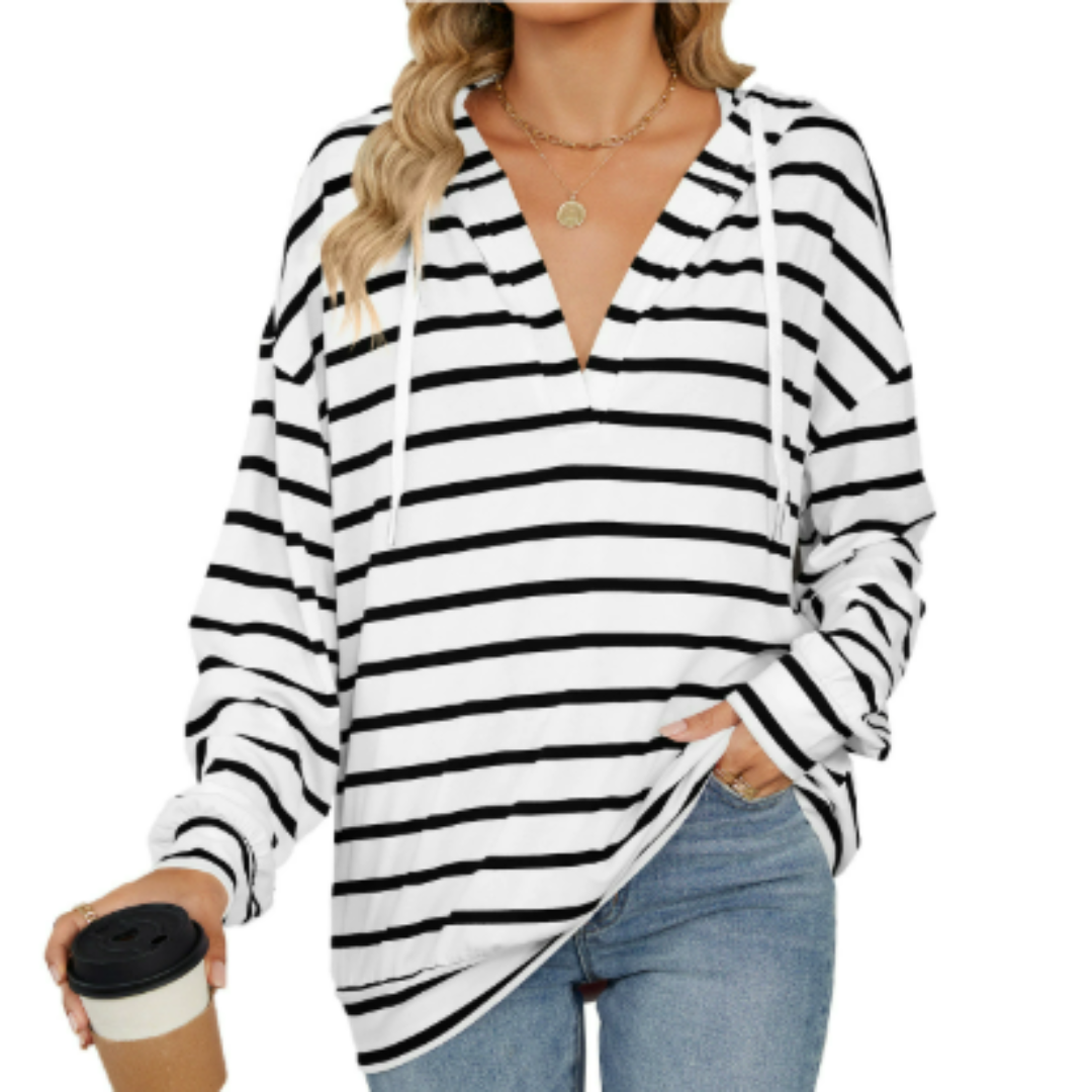 Moderner Damen Kapuzenpullover mit schmeichelnder Passform – Annelieser