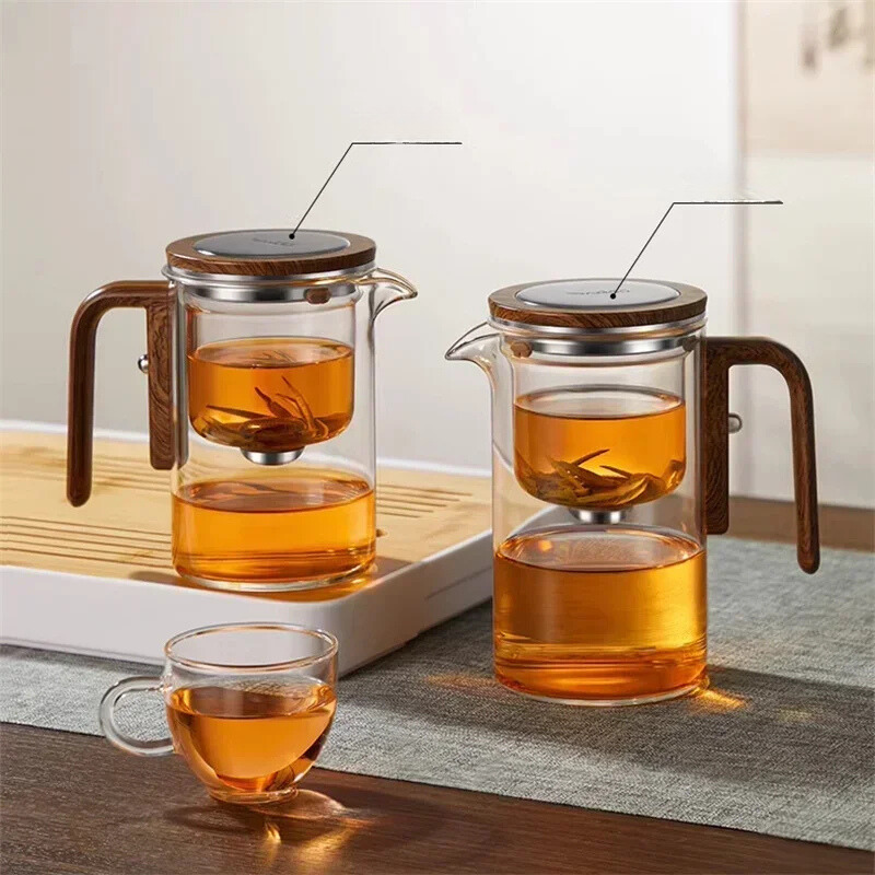 Glass teapot with advanced filtration - TeaSphere