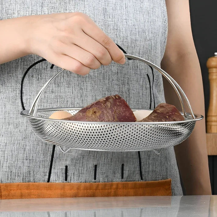 Stainless Steel Steam Basket - SteamChef