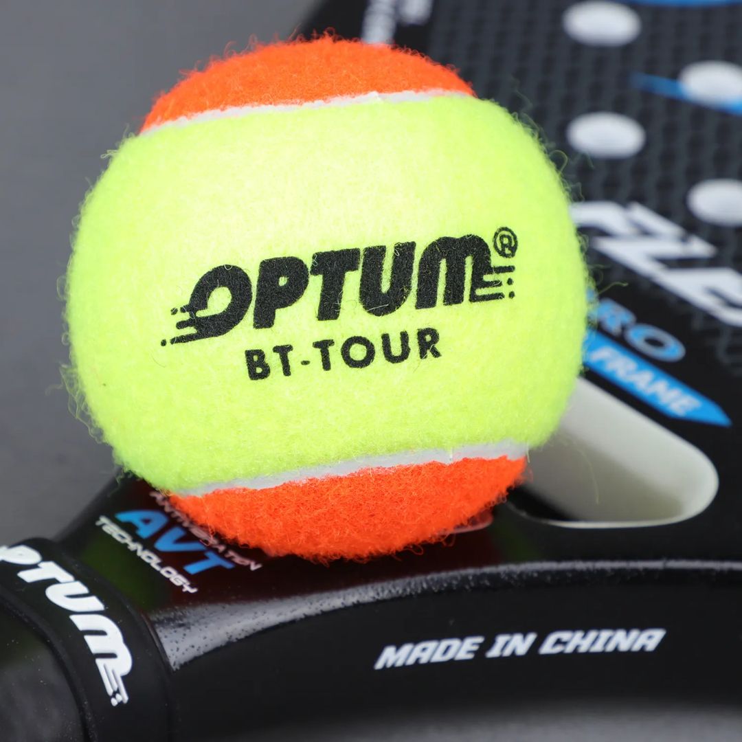 OPTUM Tennisbälle mit Netzschultertasche