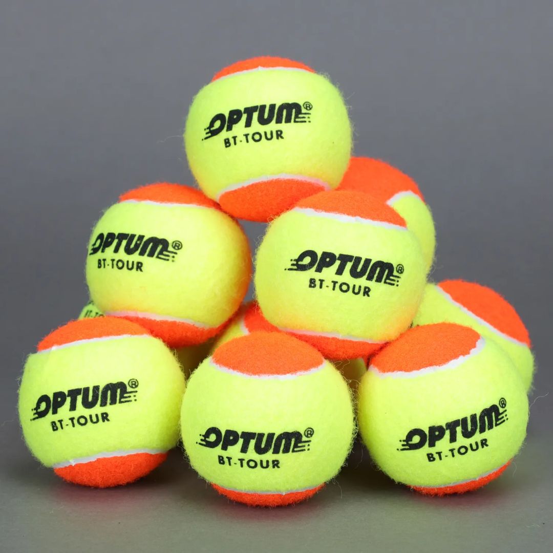 OPTUM Tennisbälle mit Netzschultertasche