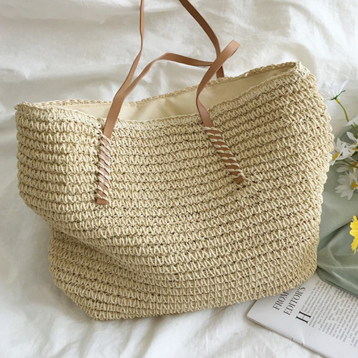 Geräumige Handtasche mit Robustem Schulterriemen - TerraWoven