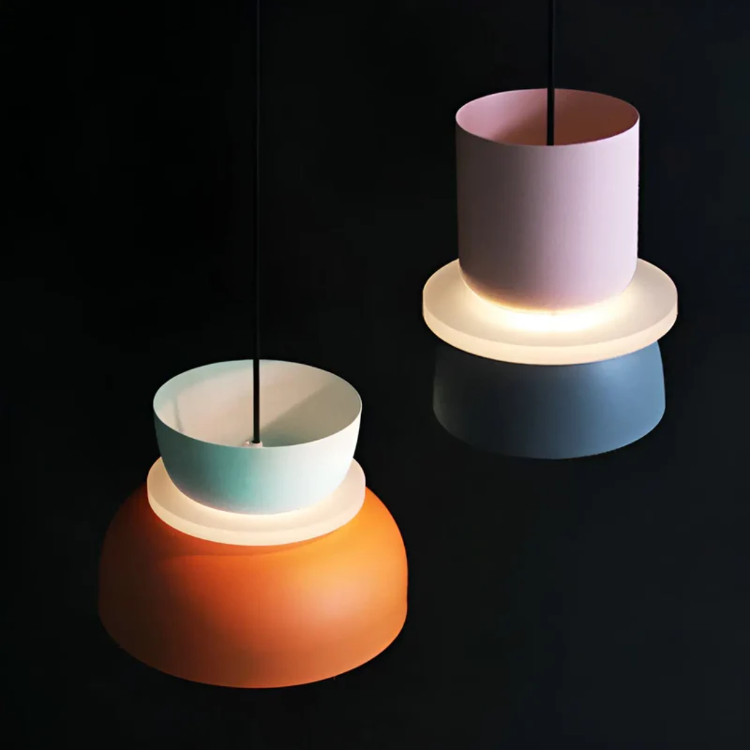 Bunte und Trendige Macaron LED Pendelleuchte - VividGlow