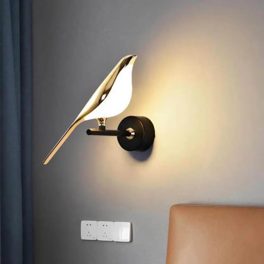 Rotierende LED-Wandleuchte - LuminaBird