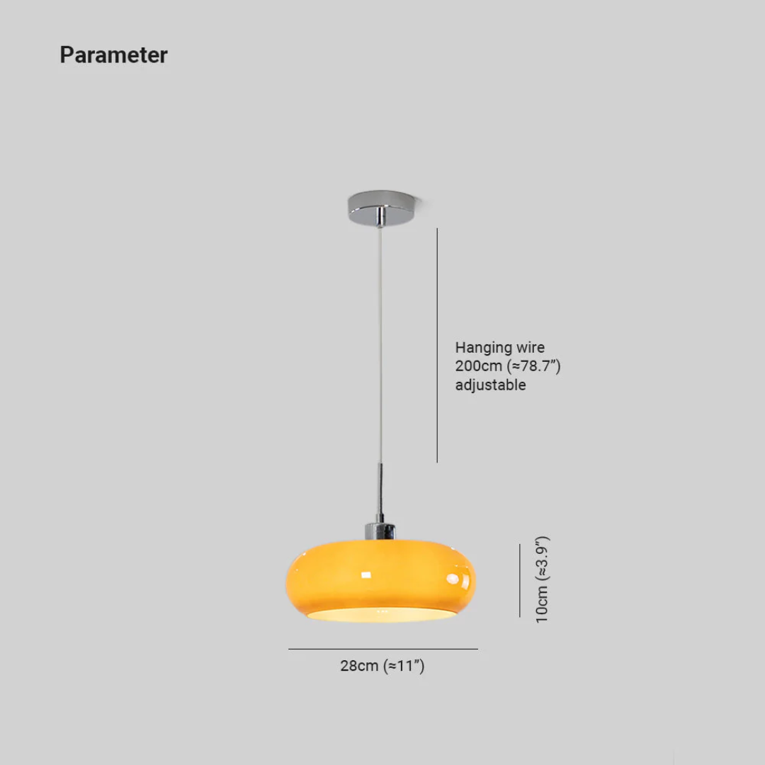 Moderne Runde LED-Hängelampe - RadianceOrb