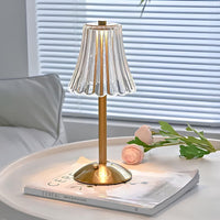 Goldene Kristall-Tischlampe - Aurora Luxe